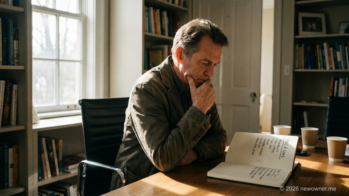 UK business owner thinking about selling their business