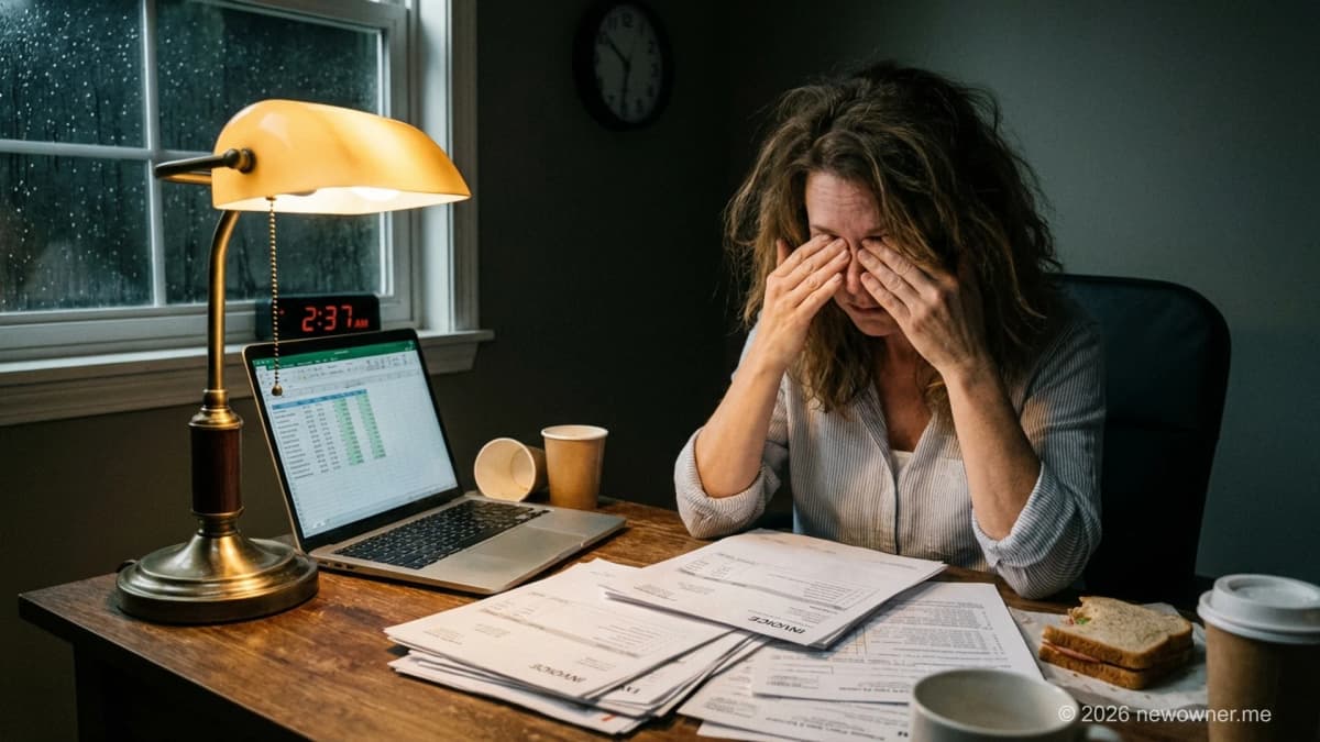 UK business owner considering why they are selling their business