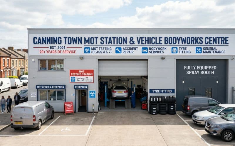 Profitable MOT Station and Vehicle Bodyworks Centre – Canning Town, London
